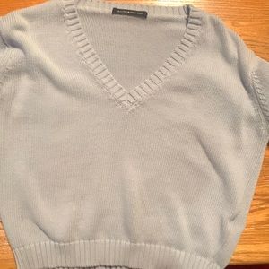 brandy melville light blue cropped sweater